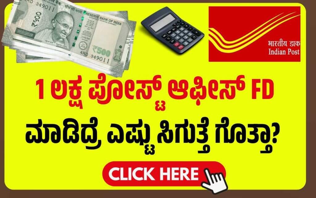 Post Office FD calculator