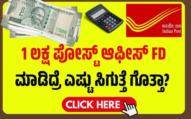 Post Office FD calculator